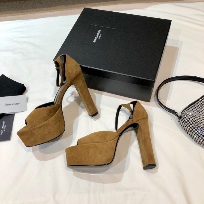 YSL Jodie Platform Pumps Size 35-41 4-Color