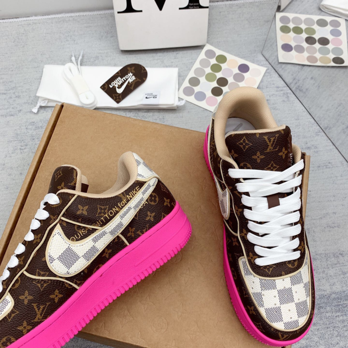 Louis Vuitton x Off White x Air Force 1 Sneaker Size 36-45   9-Color