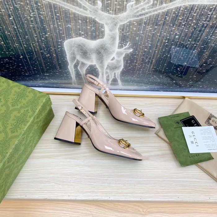 Gucci Slingback With Horsebit Pumps Size 35-41 7-Color