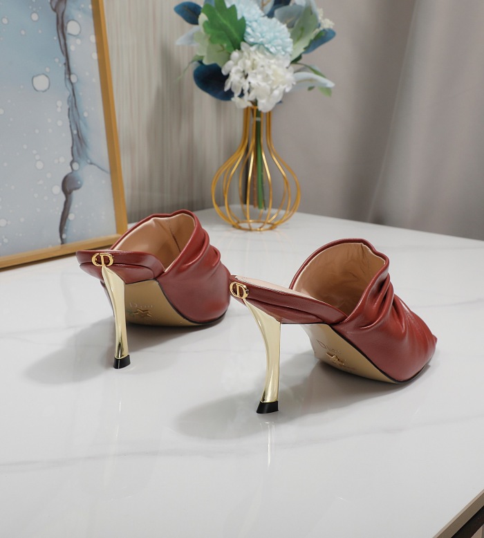 Dior D-Fame Heeled Sandal Pumps Size 35-41 5-Color