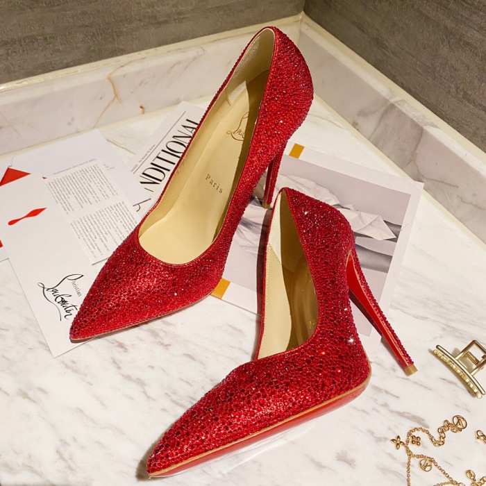 Christian Louboutin Kate Strass Pumps Size 35-41 12-Color