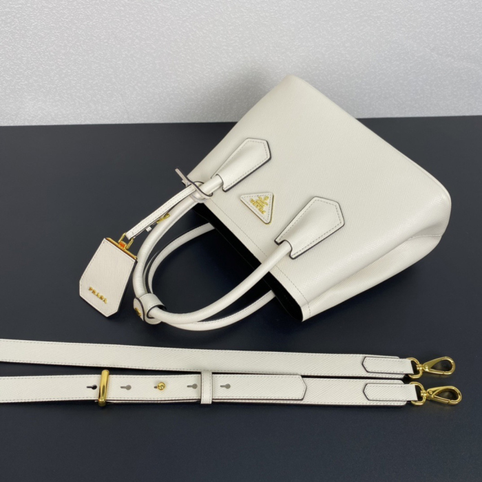Prada 1BG443 Double Saffiano Leather Bags Size 25*18.5*12.5cm