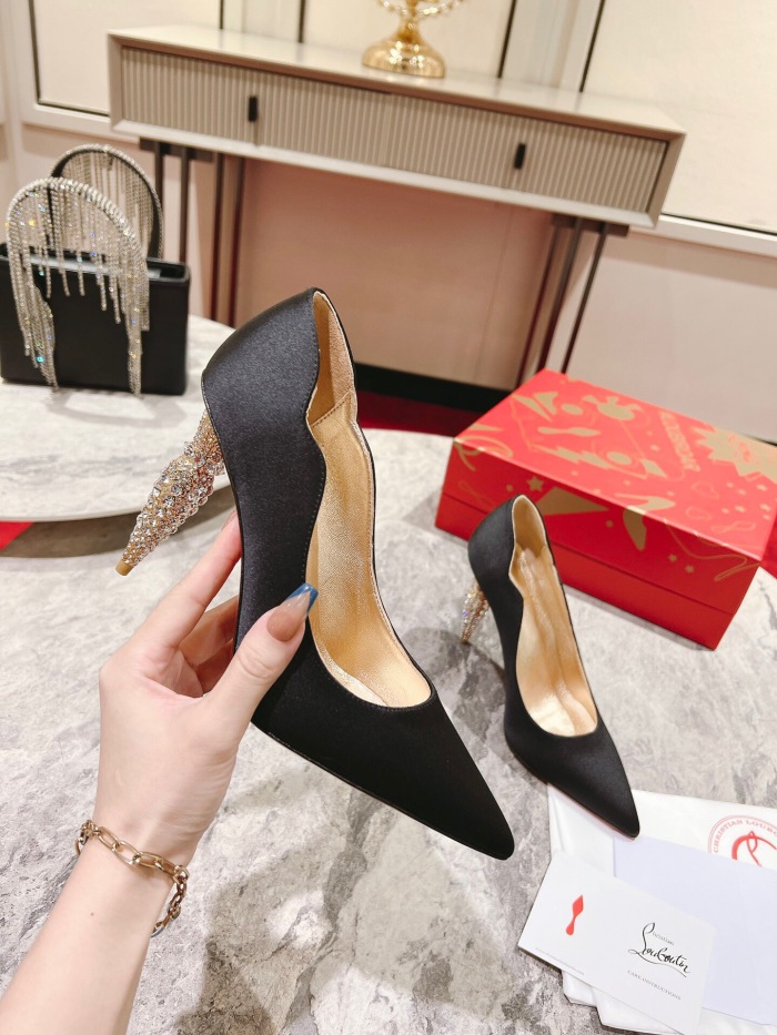 Christian Louboutin Lipstrass Pumps Size 35-41 2-Color