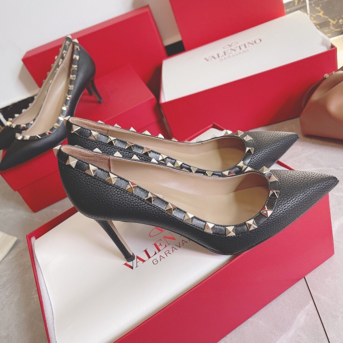 Valentino Rockstud Patent-Leather Pumps Size 35-41 8-Color