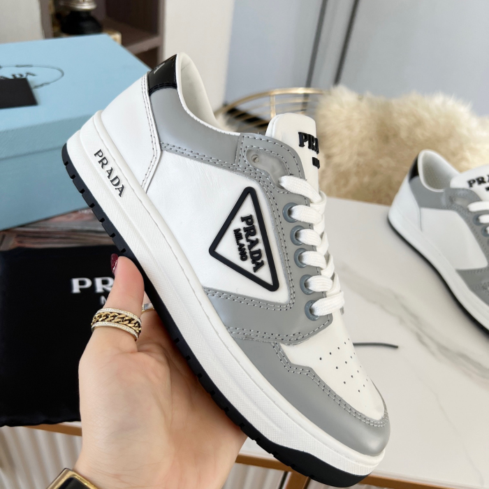 Prada District Leather Sneaker Size 36-45   5-Color