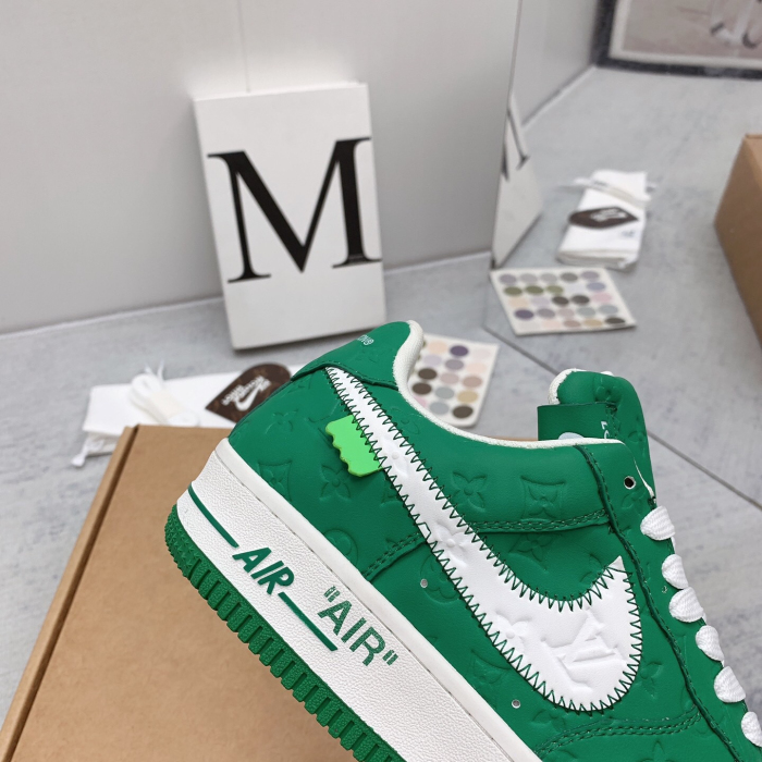 Louis Vuitton x Off White x Air Force 1 Sneaker Size 36-45   8-Color