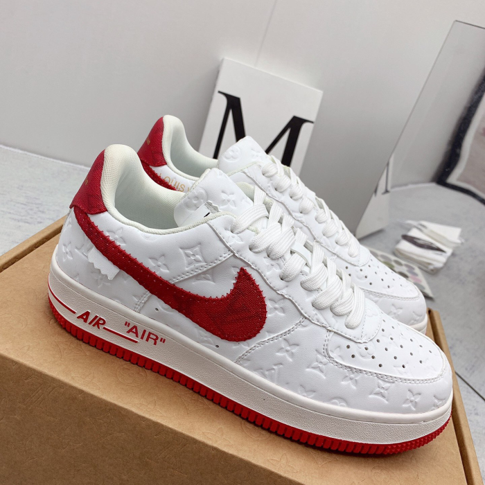 Louis Vuitton x Off White x Air Force 1 Sneaker Size 36-45   9-Color