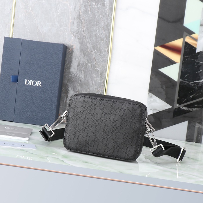 Dior Oblique Galaxy Men Shoulder Bags Size 17*12.5*5cm