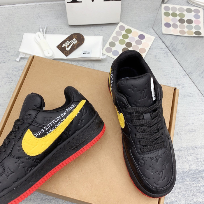 Louis Vuitton x Off White x Air Force 1 Sneaker Size 36-45   8-Color