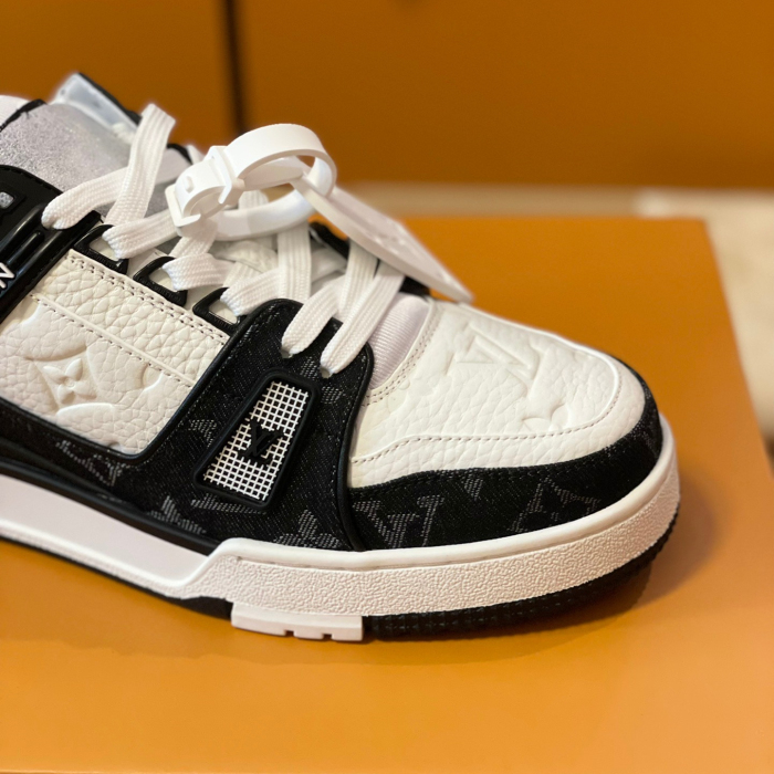 Louis Vuitton Trainer Monogram denim Sneaker Size 36-46  5-Color
