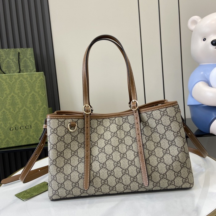 Gucci GG Emblem Women Shopping Bags Size 30*18*11cm