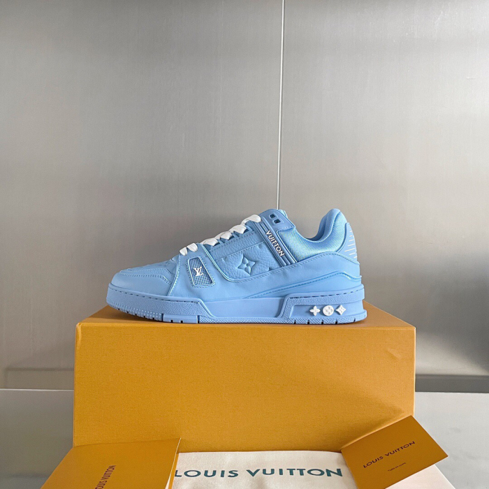 Louis Vuitton Trainer Monogram denim Sneaker Size 36-46 5-Color