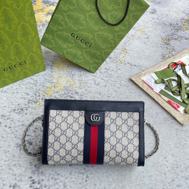 Gucci GG Ophidia Women Shoulder Bags Size 26*17*8cm