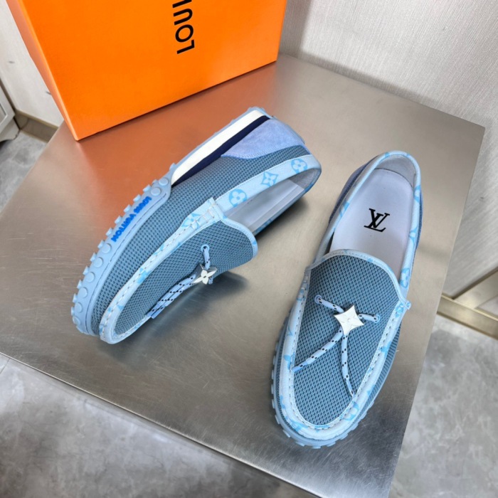 Louis Vuitton LV Racer Moccasin Loafers Size 39-45 4-Color