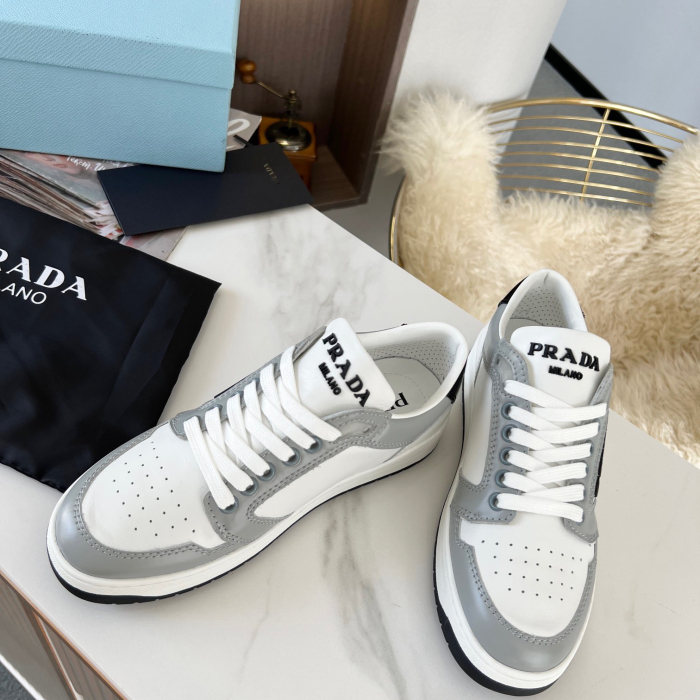Prada District Leather Sneaker Size 36-45   5-Color