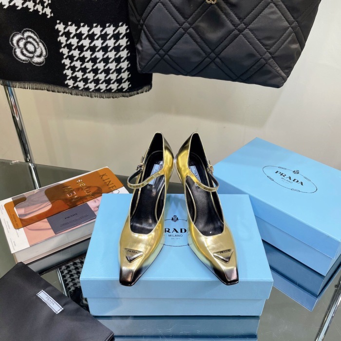 Prada Brushed Leather Pumps Size 35-41 5-Color
