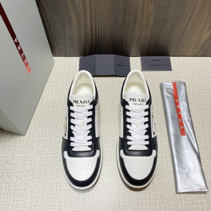 Prada Downtown Leather Sneaker Size 36-45   10-Color