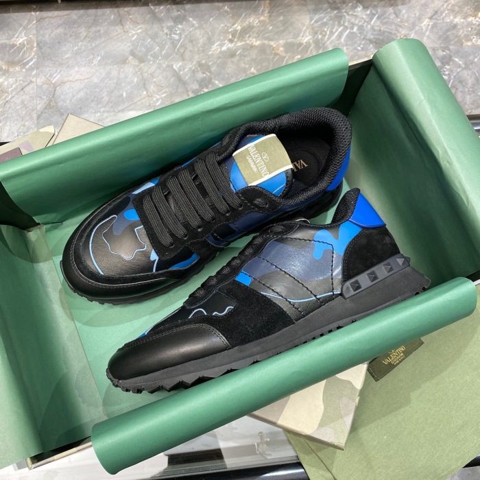 Valentino Camouflage Rockrunner Sneaker Size 39-45   11-Color