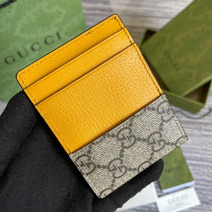 Gucci Neo Vintage GG Supreme card case Size 10*7cm Style: 597557
