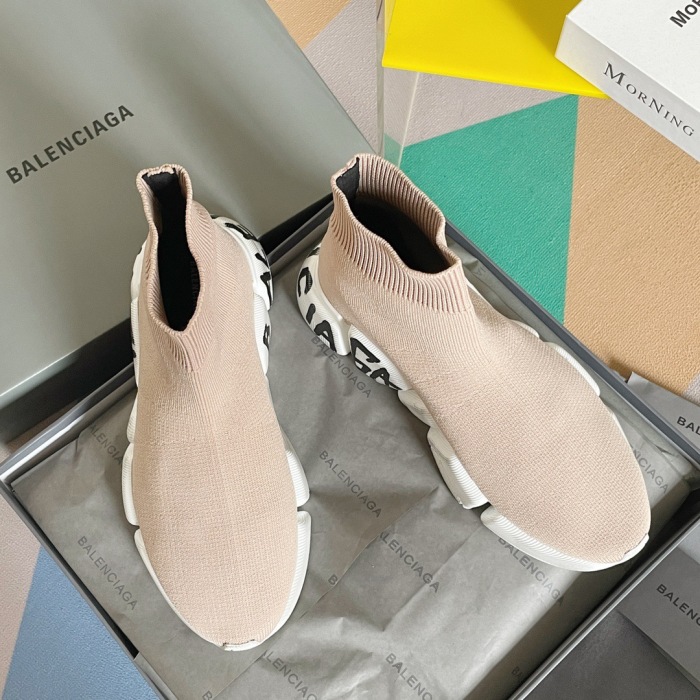 Balenciaga Speed 2.0 Graffiti Sneaker Size 35-45  5-Color
