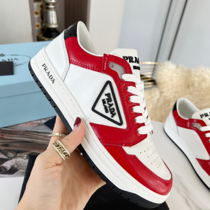 Prada District Leather Sneaker Size 36-45   5-Color