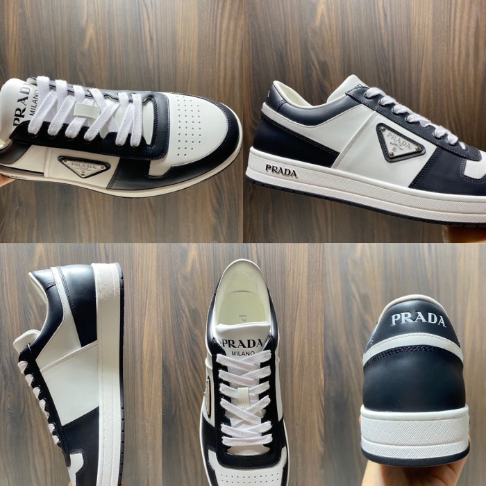 Prada Downtown Leather Sneaker Size 36-45   10-Color