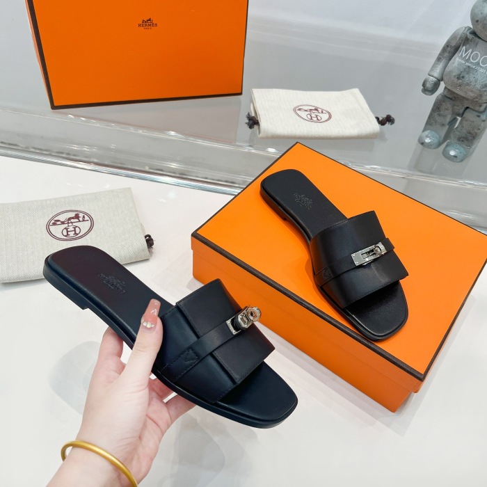Hermes Giulia Slippers Size 35-41  3-Color