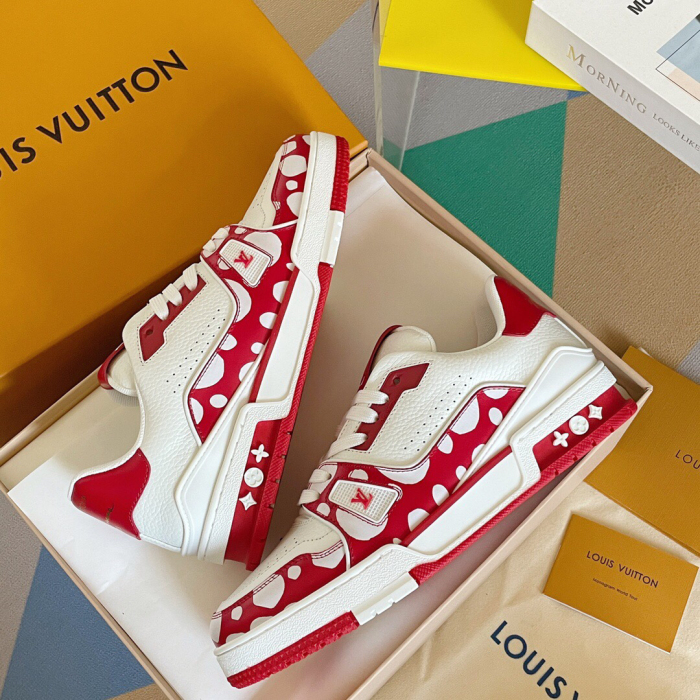 Louis Vuitton x YK LV Trainer Sneaker for Men Size 39-45   3-Color