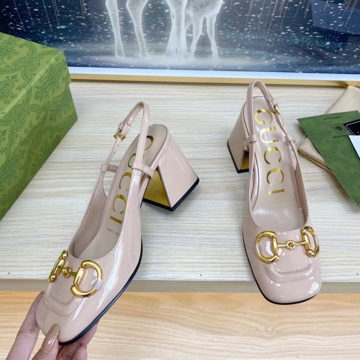 Gucci Slingback With Horsebit Pumps Size 35-41 7-Color