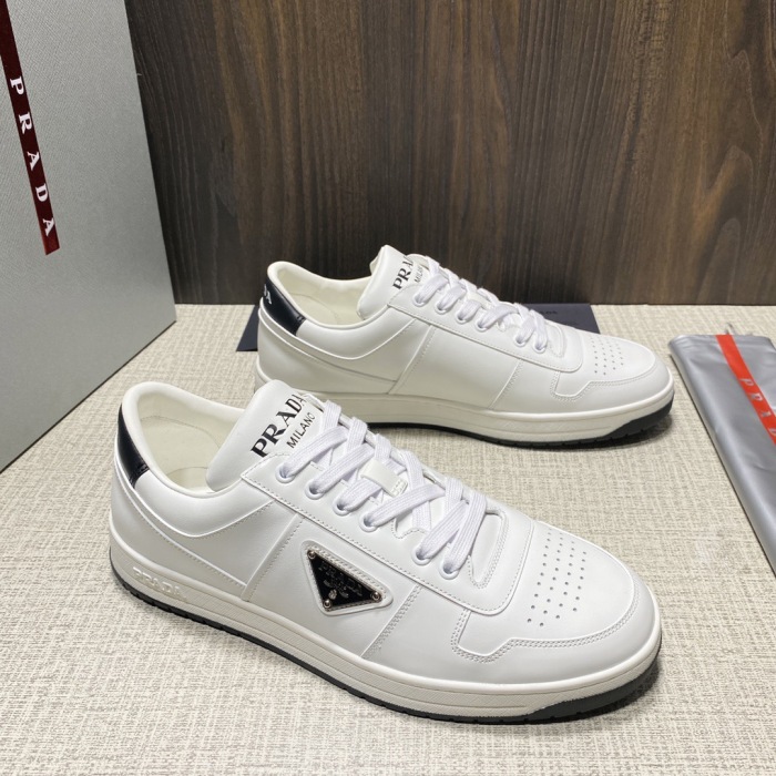 Prada Downtown Leather Sneaker Size 36-45   10-Color