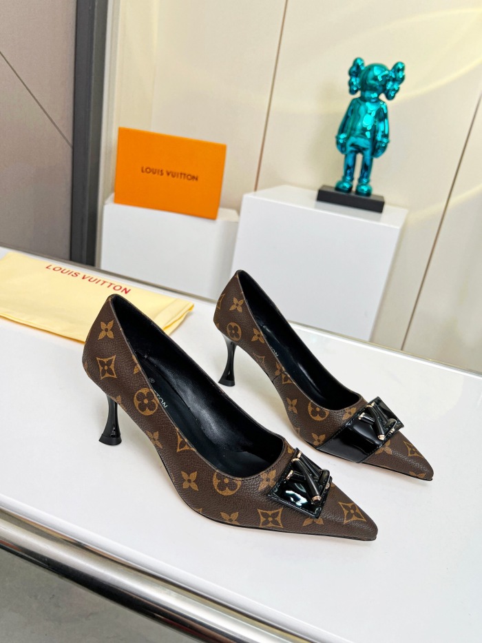 Louis Vuitton Signature Pumps Size 35-41 4-Color