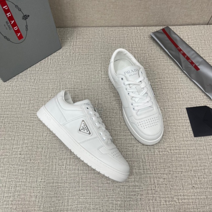 Prada Downtown Leather Sneaker Size 36-45   10-Color