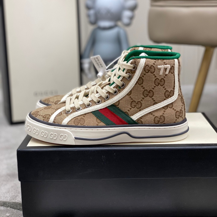 Gucci Tennis 1977 High Top Sneaker Size 35-45 6-Color