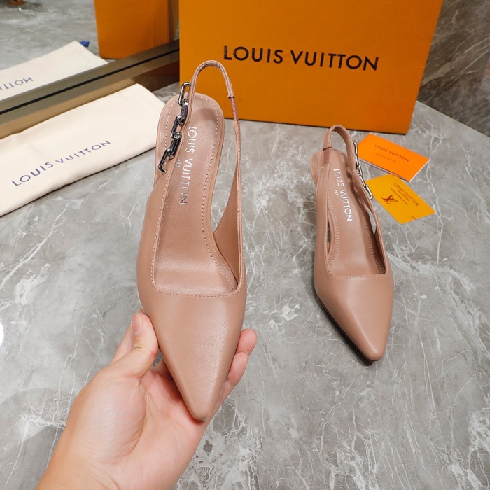 Louis Vuitton Sparkle Slingback Pumps Size 35-41 3-Color