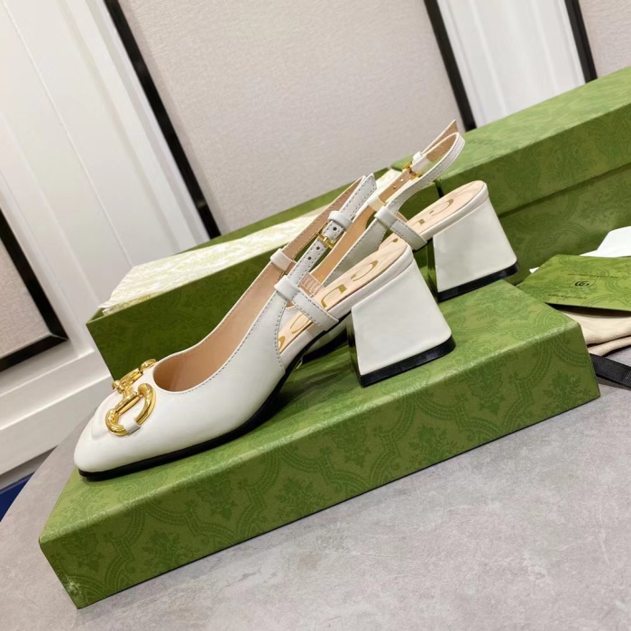 Gucci Slingback With Horsebit Pumps Size 35-41 4-Color