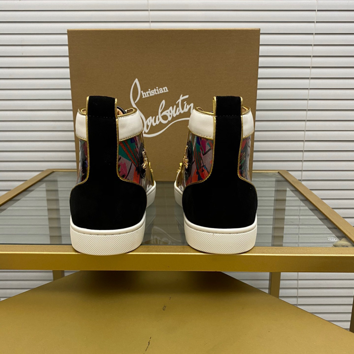 Christian Louboutin Lou Pik Pik High-Top Sneaker Size 36-46  7-Color