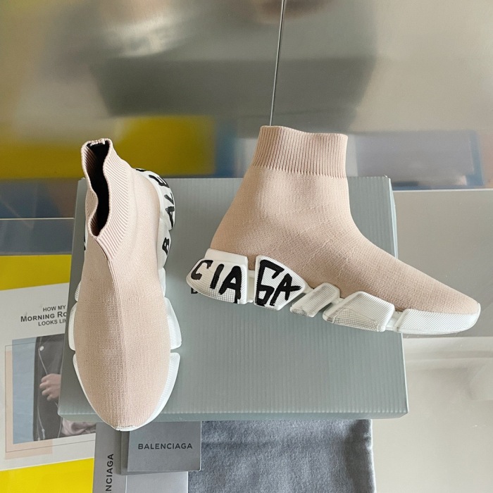 Balenciaga Speed 2.0 Graffiti Sneaker Size 35-45  5-Color