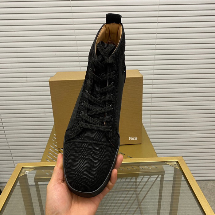 Christian Louboutin Louis High-Top Sneaker Size 36-46  8-Color