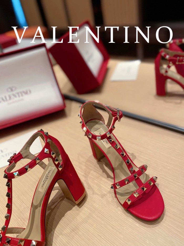 Valentino Rockstud Ankle Strap Pumps Size 35-41 5-Color