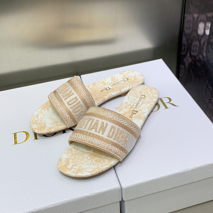 Dior Dway Slippers Size 35-41 8-Color