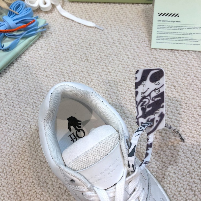 OFF White Out of Office Calf Leather Sneaker Size 35-45   8-Color