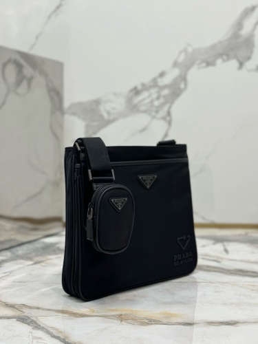Prada 2VH118 Saffiano Re-Nylon Shoulder Bags Size 28*25*6cm
