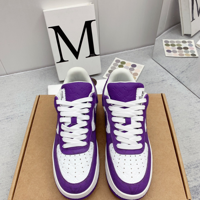 Louis Vuitton x Off White x Air Force 1 Sneaker Size 36-45   9-Color