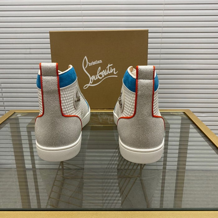 Christian Louboutin Louis High-Top Sneaker Size 36-46  8-Color