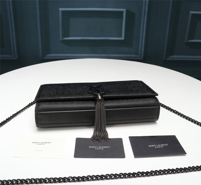 YSL Women Shoulder Bags Size 24*5*14cm