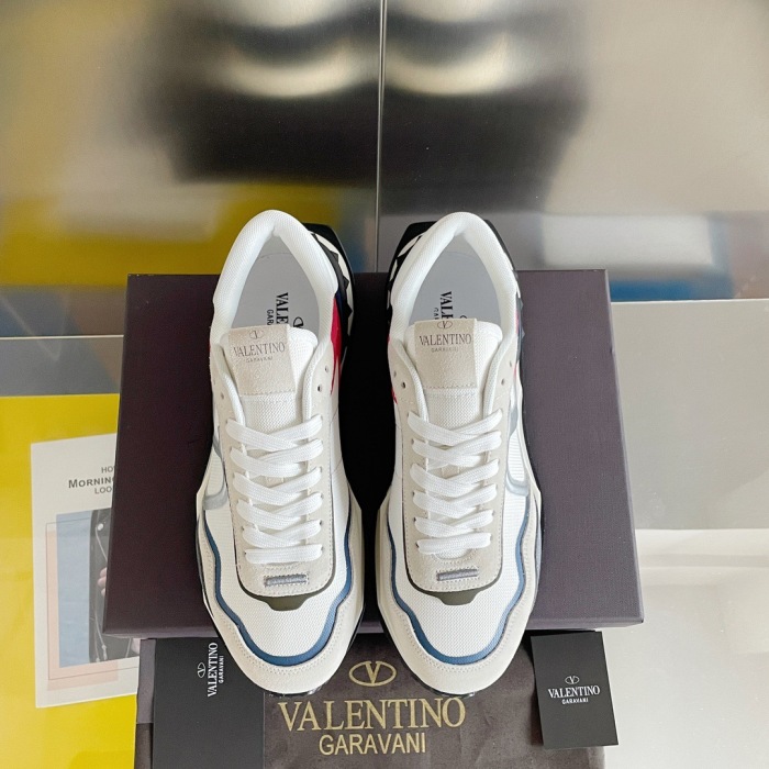 Valentino Netrunner Fabric Sneaker Size 36-45   4-Color