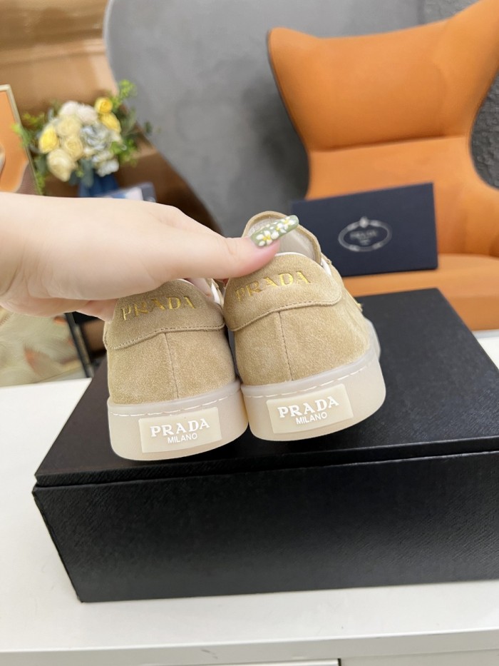 Prada Lane Deer Leather Sneakers Size 36-45