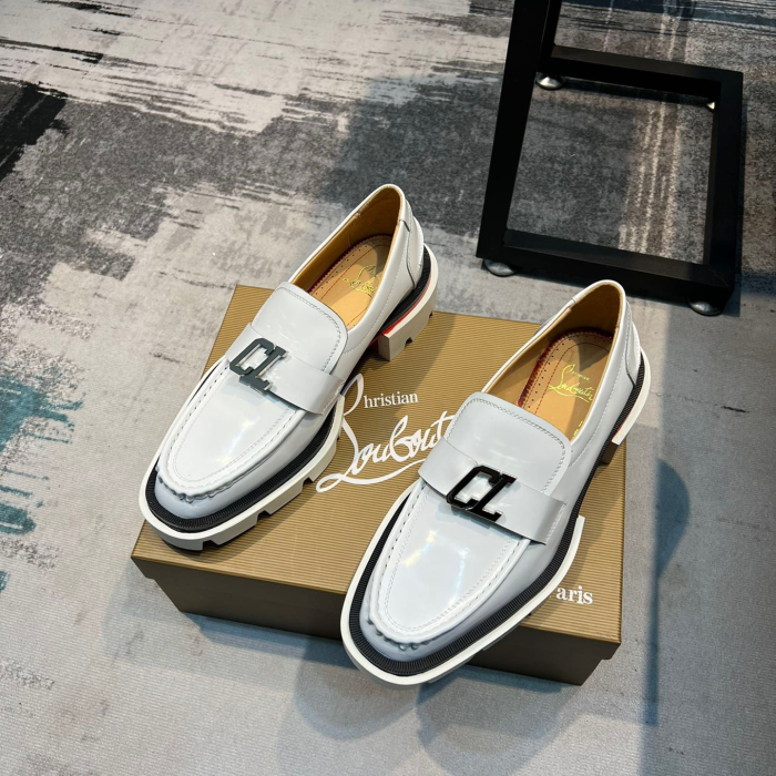 Christian Louboutin CL Moc Dune Loafers Size 39-45 3-Color