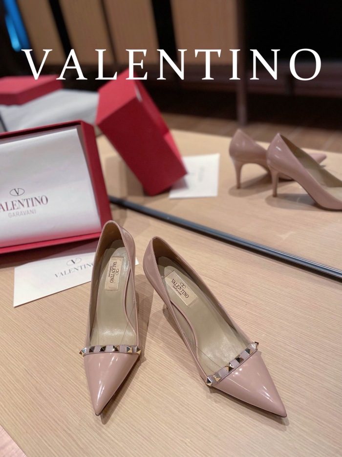 Valentino Rockstud Patent-Leather Pumps Size 35-41 3-Color