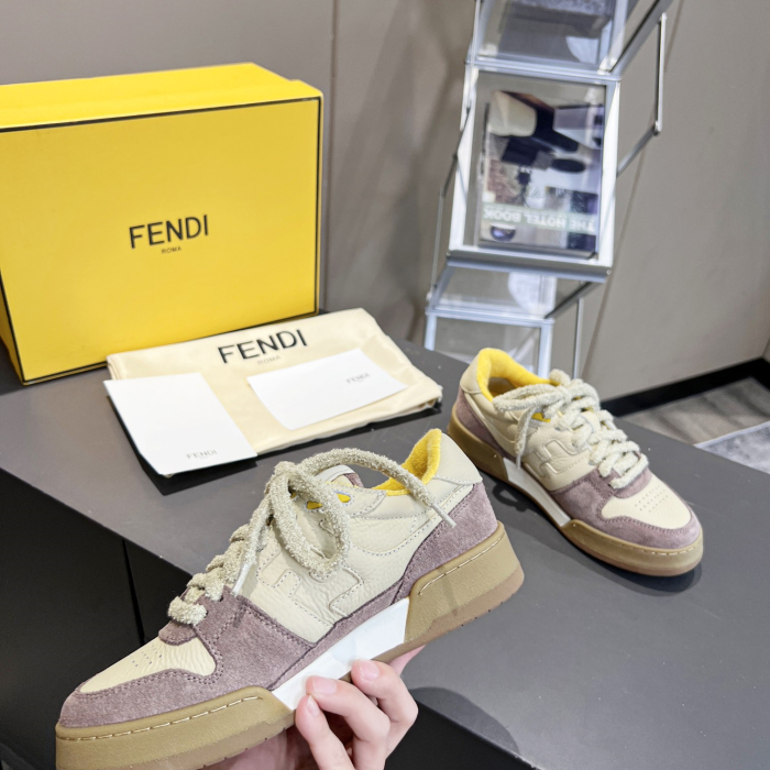 Fendi Match Low Top Sneaker Size 35-45  4-Color